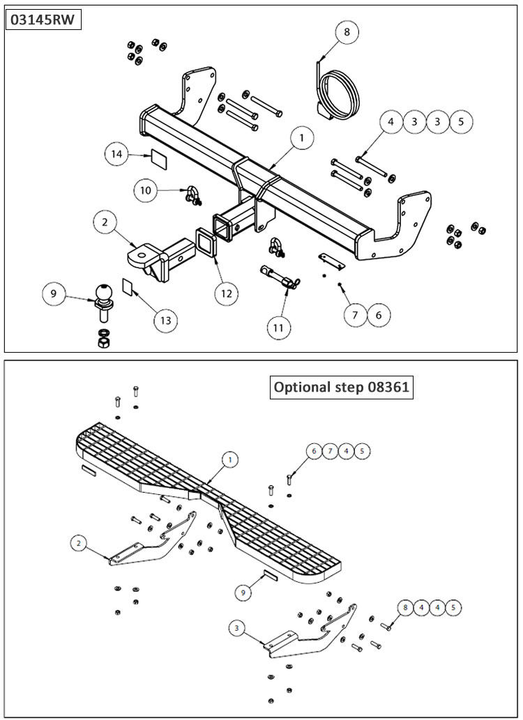 Mercedes V-Class tow bar